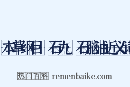 本草纲目·石九·石脑油近义词是什么意思的图片